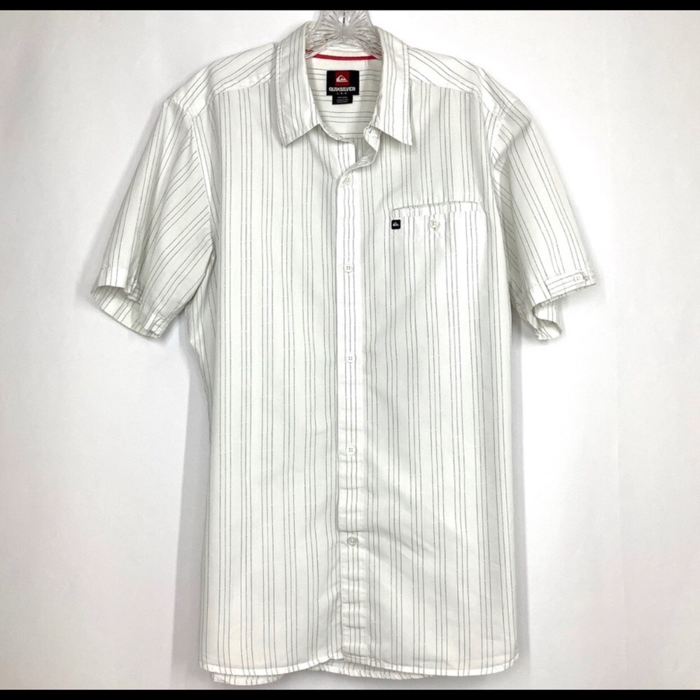 QUICKSILVER MEN’S COTTON SHORT SLEEVE SHIRT